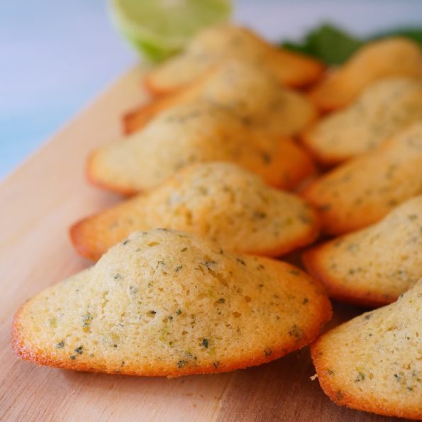 madeleines menthe citron