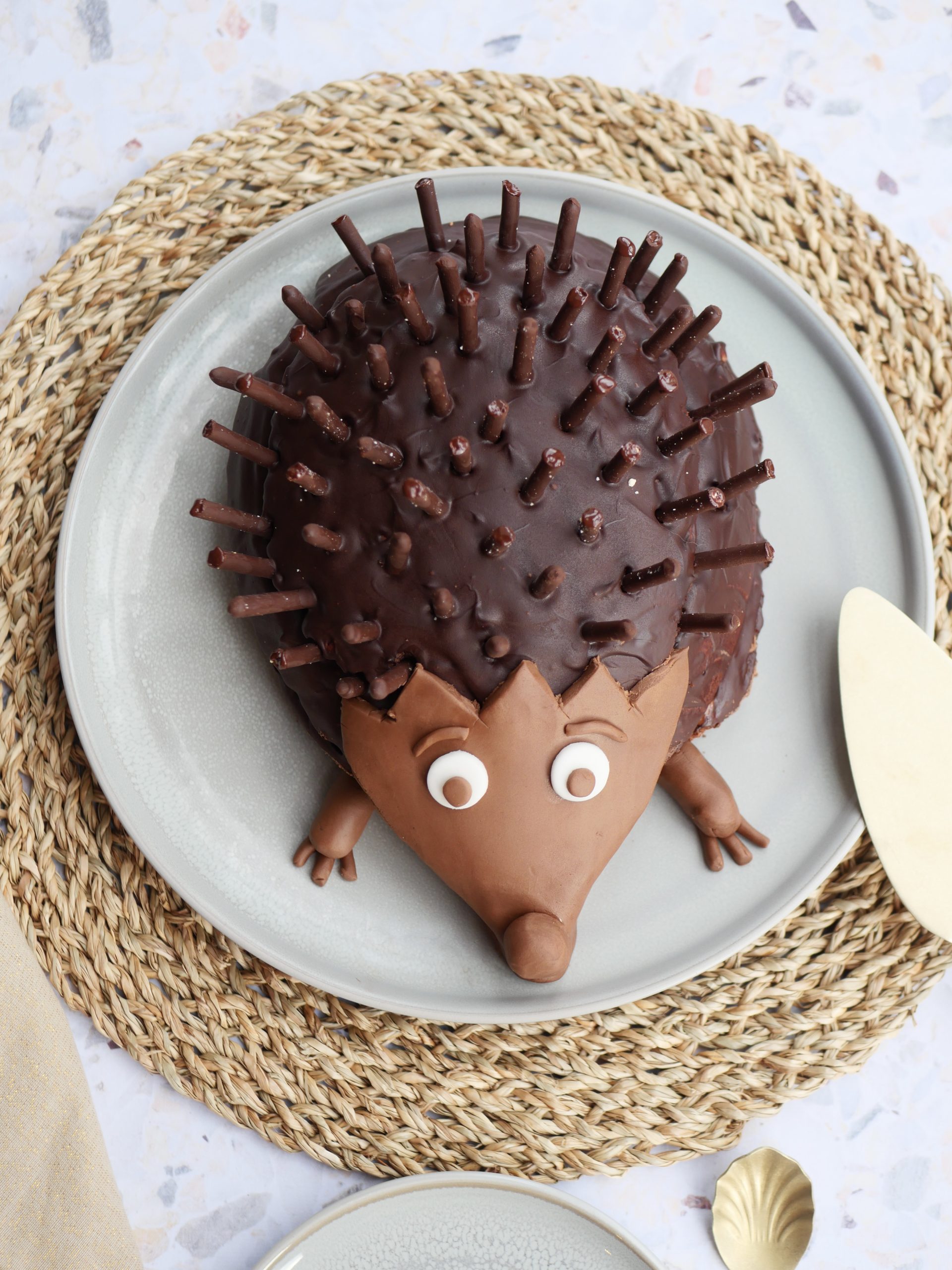 gateau hérisson au chocolat