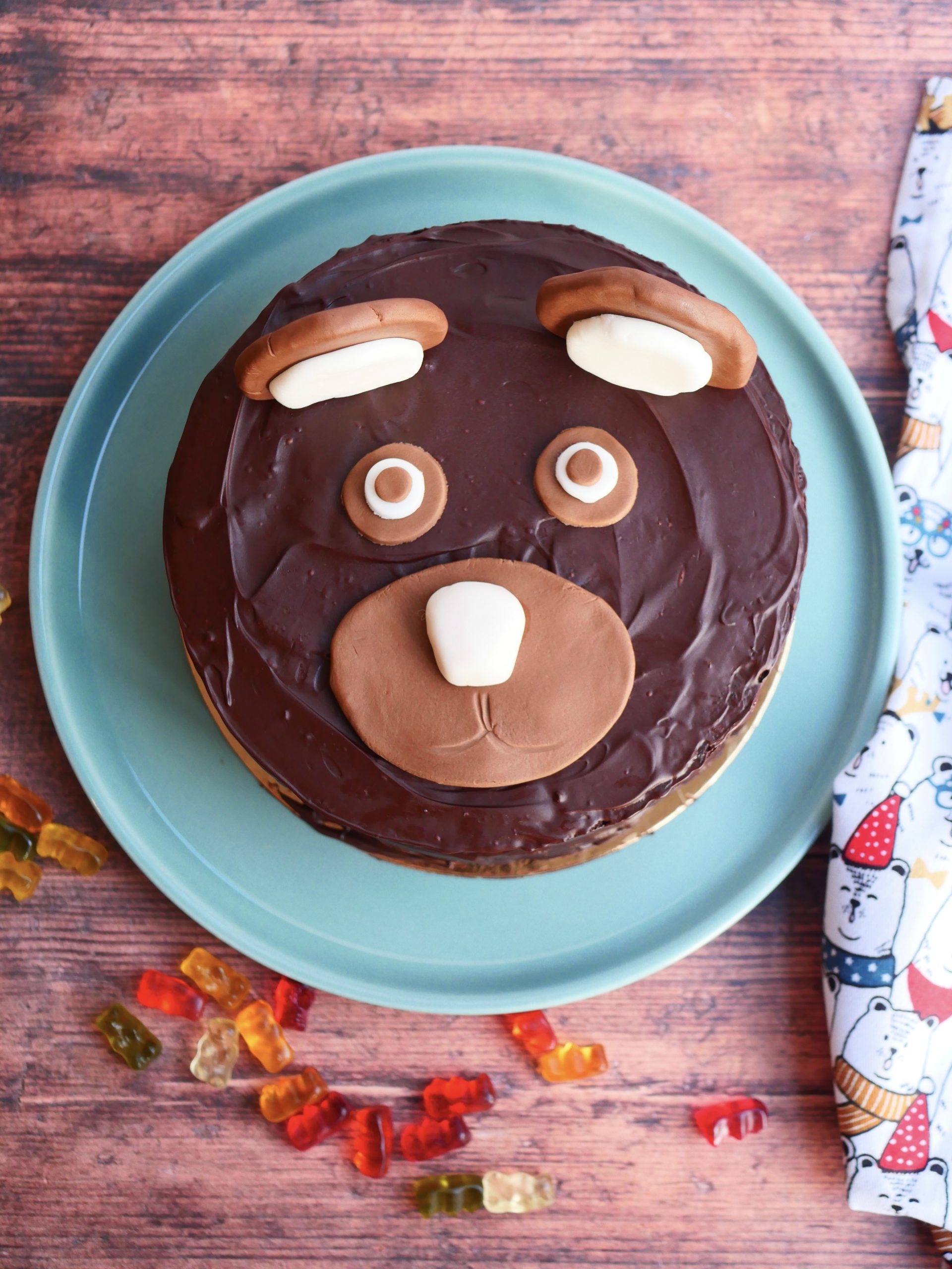 gâteau nounours au chocolat