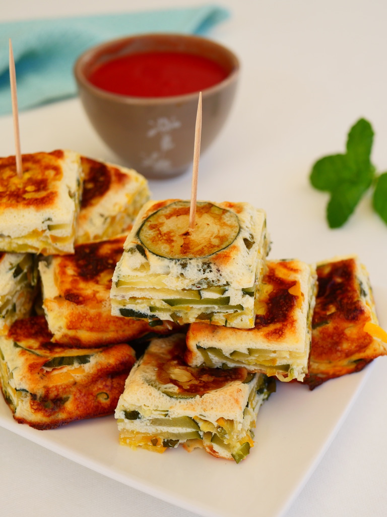 terrine courgettes menthe ricotta - dans la cuisine d'anais