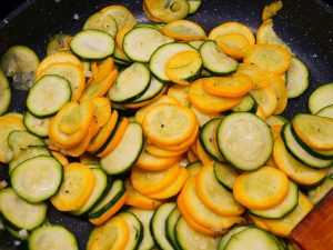 courgettes revenues - terrine courgettes menthe ricotta - dans la cuisine d'anais