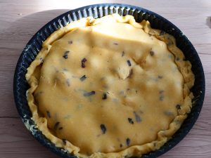 tarte tatin tomates avant cuisson