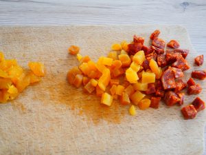 chorizo et abricots - dans la cuisine d'anais