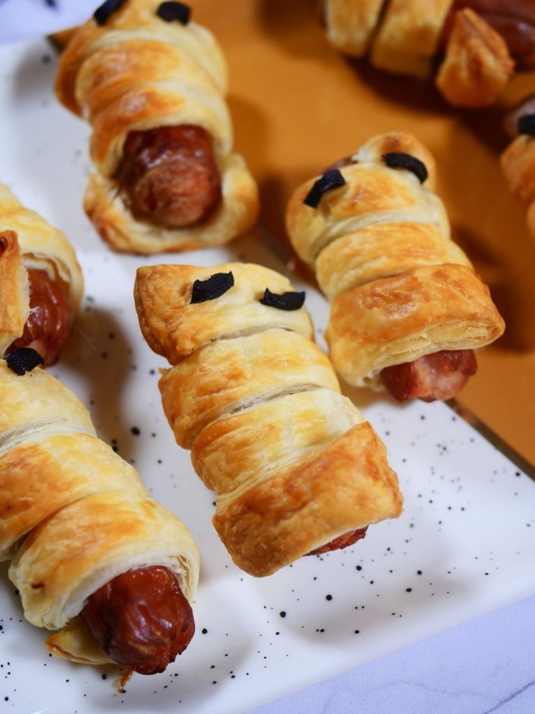 feuilleté saucisse halloween - dans la cuisine d'anais