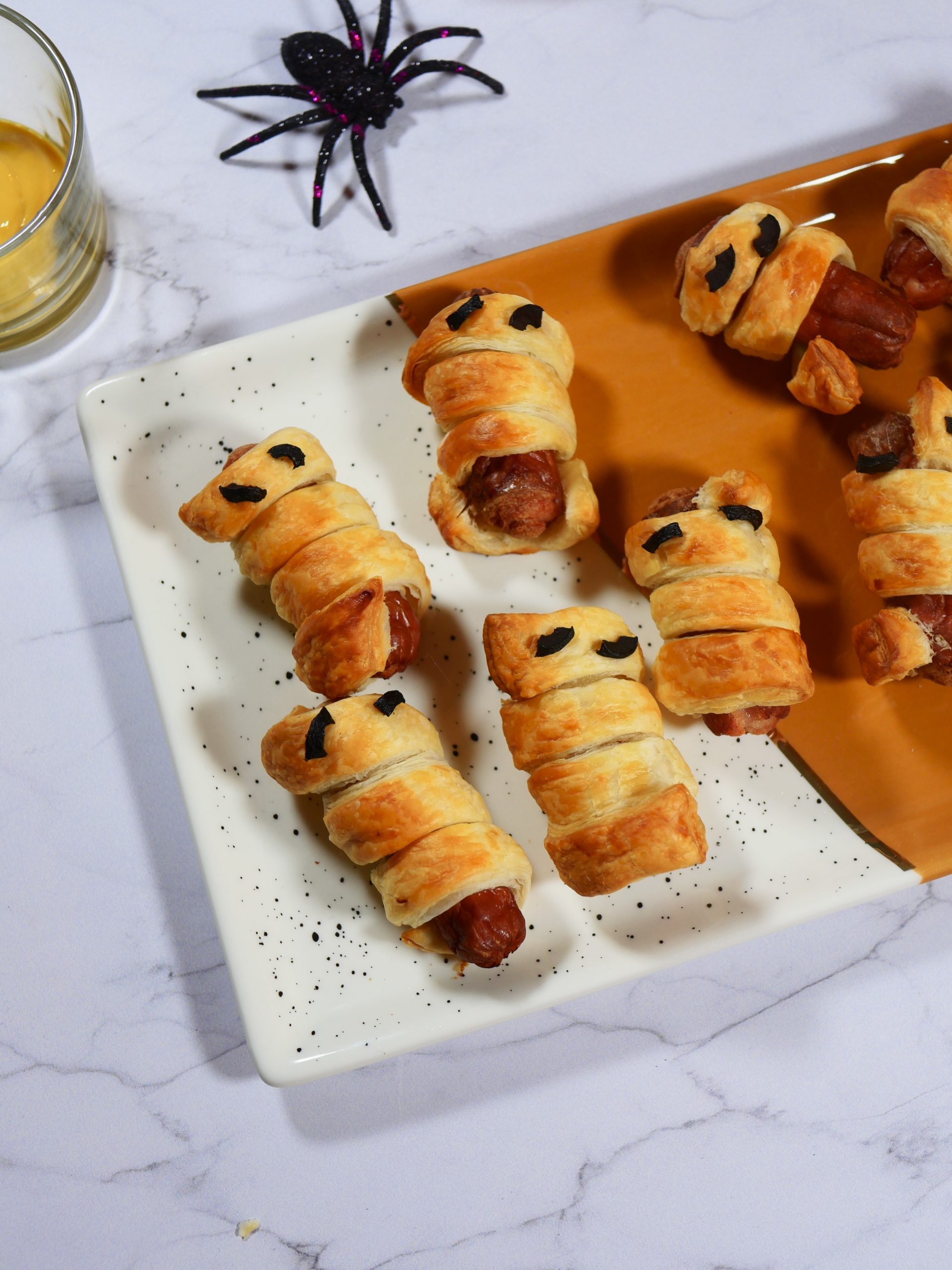 feuilleté saucisse halloween - dans la cuisine d'anais