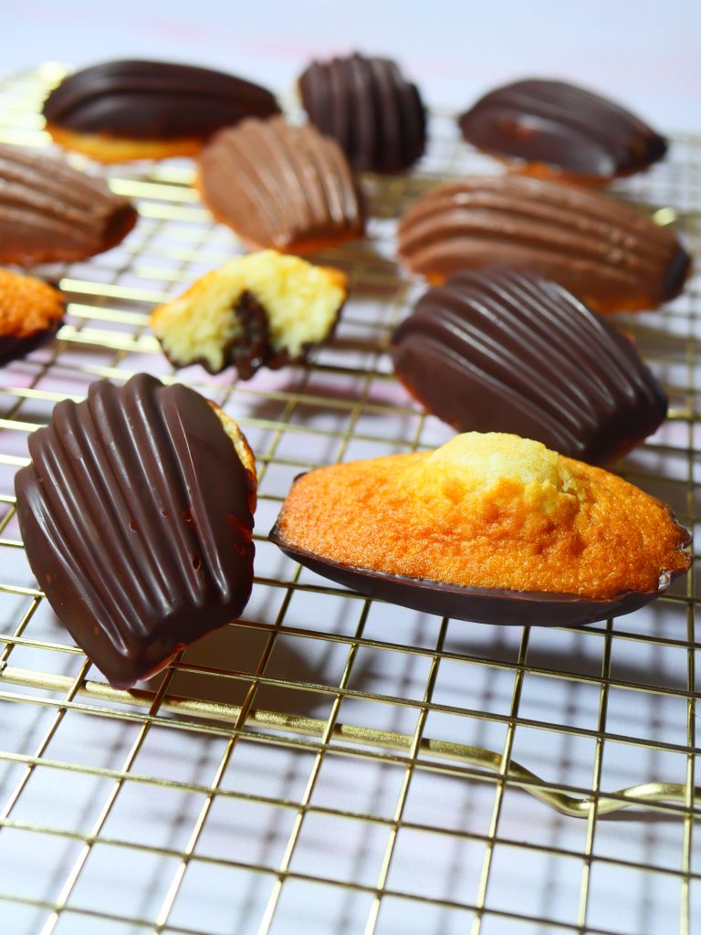 madeleine coque chocolat - dans la cuisine d'anais